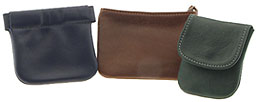 leather coin purses